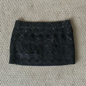 All Saints Sequin Skirt
